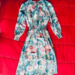 Flower print dress (Zara dupe)